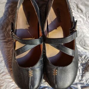 Orthoheel Deep Brown/Black Mary Jane's